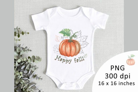 Happy Fall Graphic for Print Templates