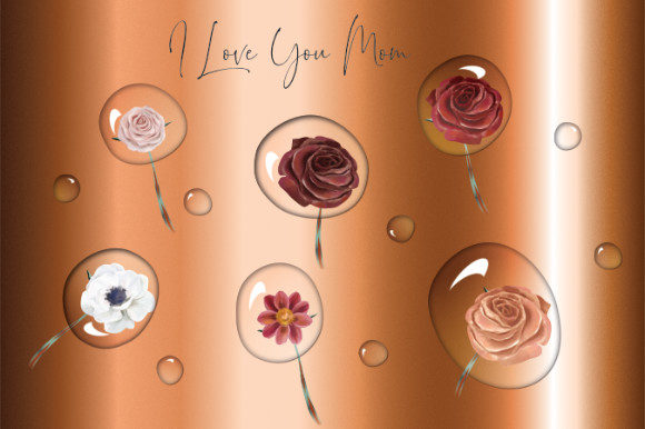 Mother’s Day Postcard Graphics for Print Templates